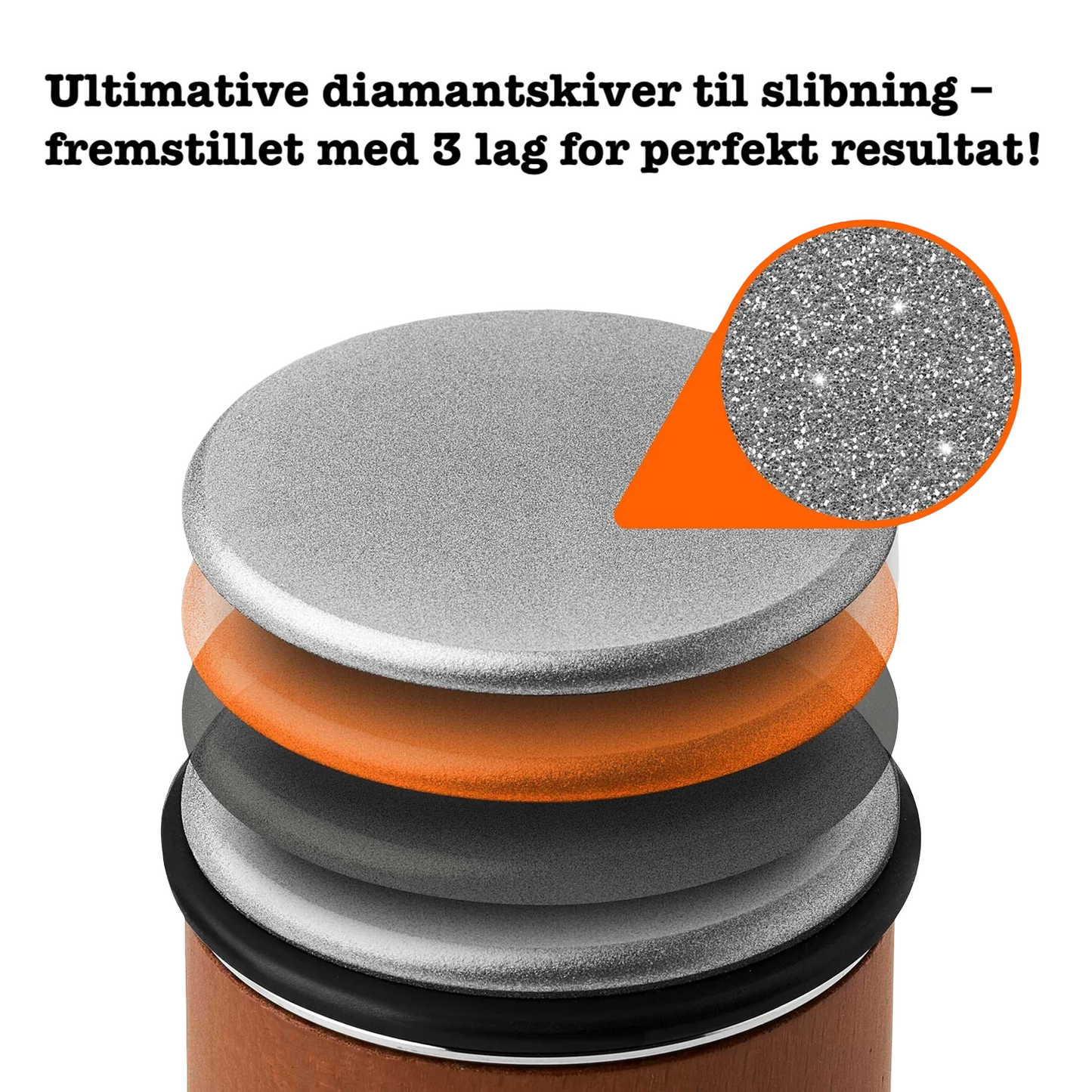 Nye udskiftelige slibesten til vores rullende knivsliber