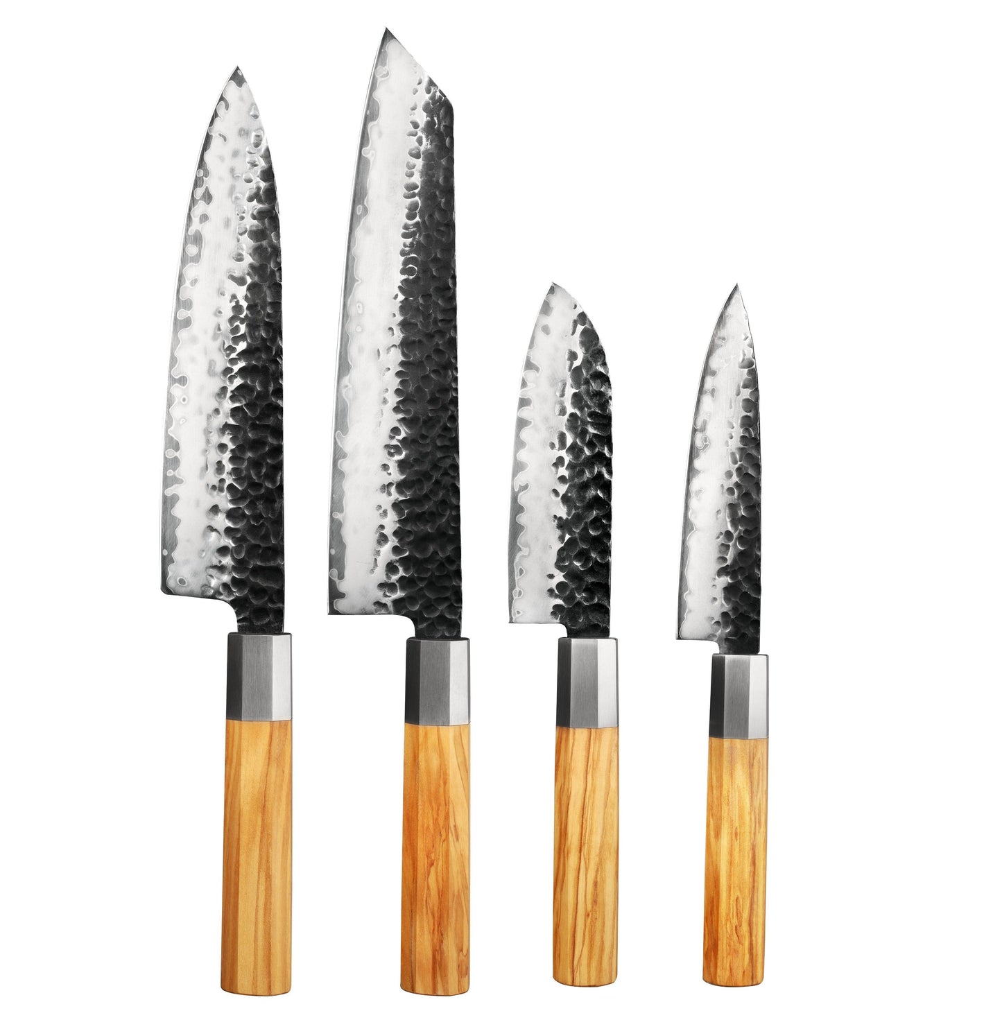 Olive wood. 4-delt sæt